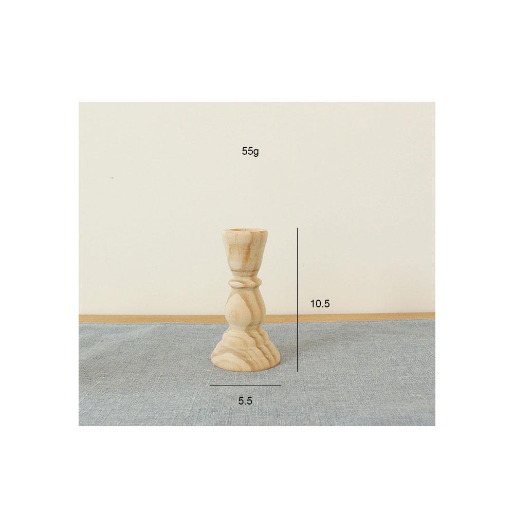 Подсвечники из массива дерева основного цвета для центральной композиции канделябра, винтажные, для гостиной, столовой, держатель для стола, подставка для благовоний