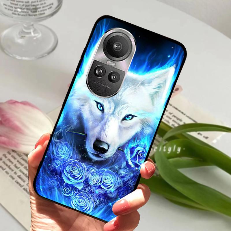 Чехол для Oppo Reno 10 5G CPH2531 Reno10 Ударопрочный Мягкий ТПУ Силиконовый Чехол для Телефона Для Oppo Reno 10 Pro 5G CPH2525 Funda Мультяшный