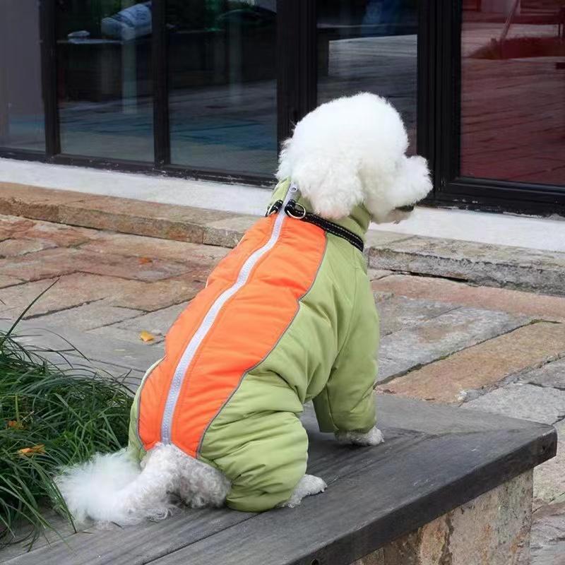 Комбинезон для больших собак, толстый теплый комбинезон для немецких овчарок, непромокаемый дождевик для средних и больших собак, зимняя одежда