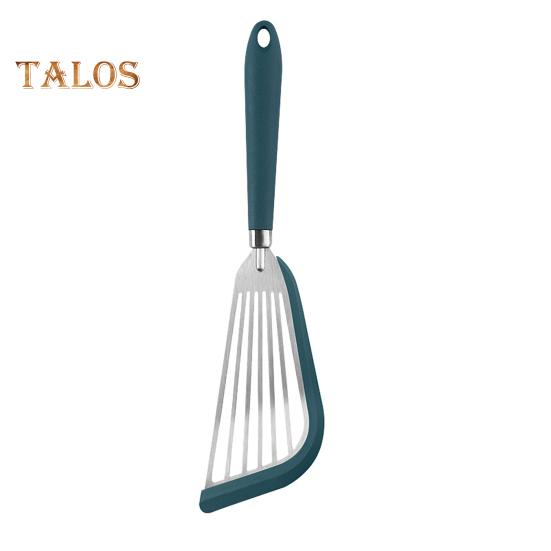 Кухонная лопатка, 2 шт., легко чистится, удобная ручка, нескользящие силиконовые лопатки для рыбы, кухонная посуда, кухонные принадлежности