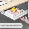 Under-Desk No-Punch Invisible Drawer & Organizer for Cosmetics