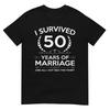 50th Wedding Anniversary Gifts Couples Husband Wife 50 Years TShirt