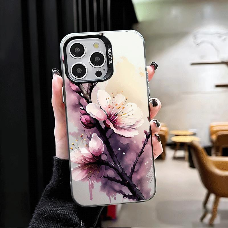Чехол для телефона Sakura с цветами вишни, ударопрочный, для iPhone 17 Air 16 16E 15 Pro Max 14 Plus 13 Mini 12, задняя крышка, защита от падений