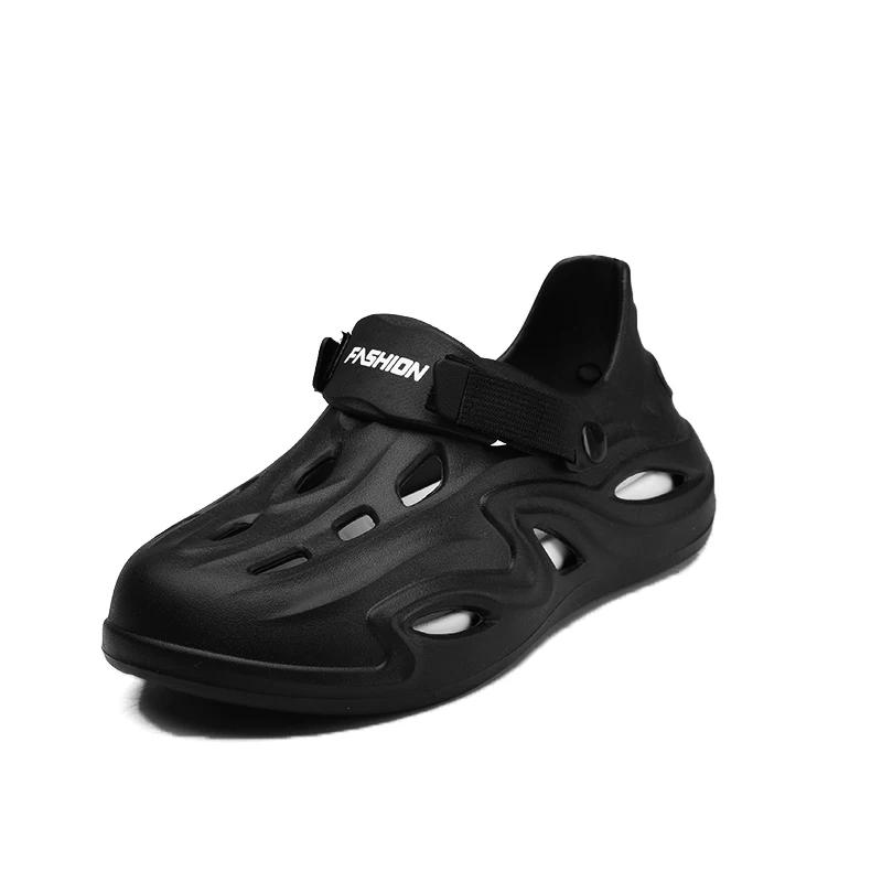 Модная мужская обувь тапочки женские садовые сандалии на плоской подошве сандалии на платформе мужские летние сандалии 2024 мужские кроссовки уличные шлепанцы домашние сабо