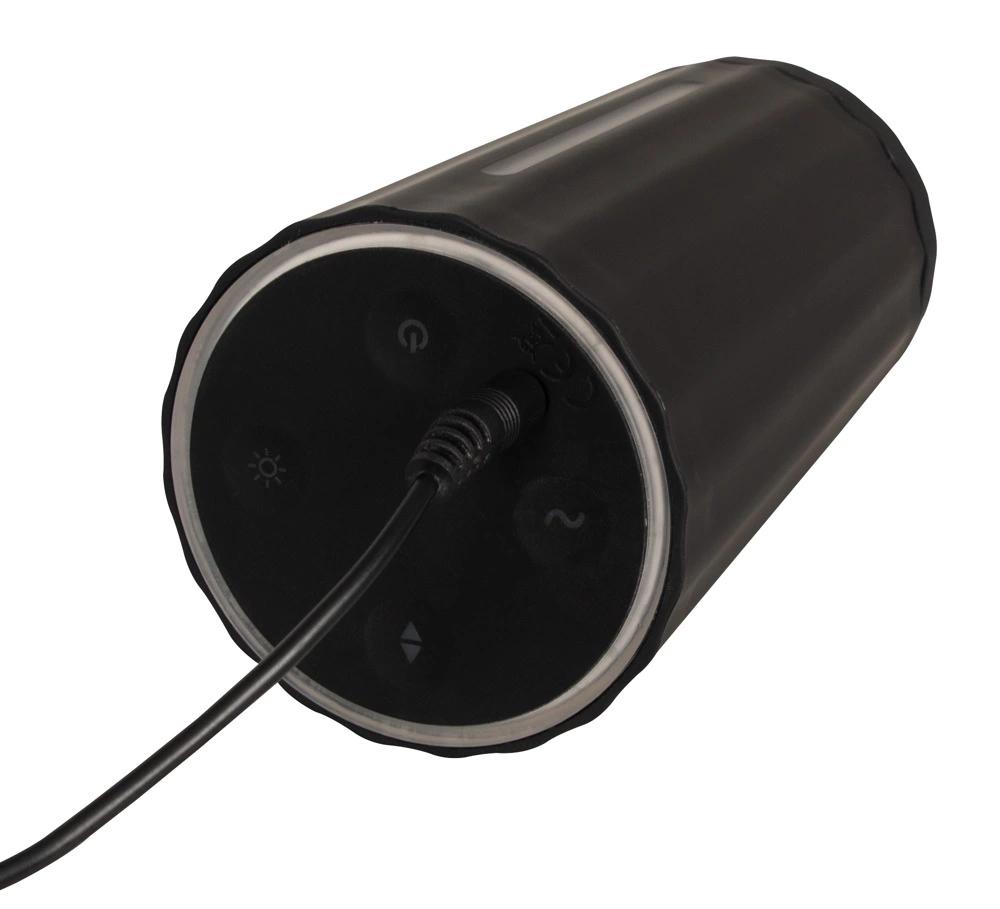 Rebel - Masturbator with 2 Motors and Heating up to 43° Black
