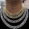 Men Chain Neklace Men 'S Hip -Hop Chains Gold Chain Studded Large Heavy Cuban Chain Hip Hop Jewelry Necklaces Iced Out Chain