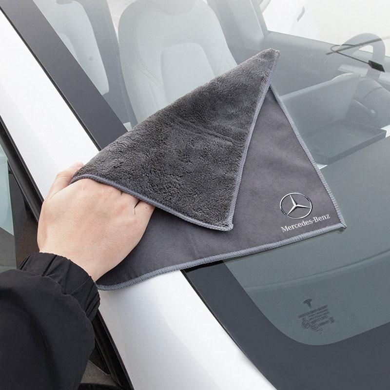 Car Washing Towel Thickened Soft Cloth Cleaning Tools For Mercedes benz E GLK CLS A W204 W213 W221 ML ABR Apple Tree Accessories DL5