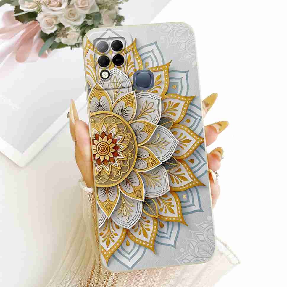 For Infinix Hot 10s Case Fashion Butterfly Painted Soft Silicone Phone Cover For Infinix Hot10s Hot 10s X689B X689 Cases
