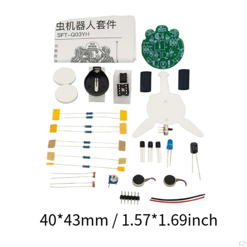 Light Sensitive Firefly Kit Mobile Robot Soldering Project,Creative,Breathing DIY Electronic