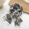 Decorative Simple Texture Silk Scarf Women'S New Style Spring And Autumn Summer Fashion Versatile Headscarf Work Scarf