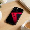 P-poker Чехол для телефона для iPhone17,16,15,14,13,12 Plus,Max Мягкий силиконовый Черный чехол