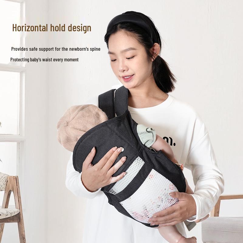 Классический рюкзак-переноска для новорожденного: Спереди и сзади, Горизонтальное положение, Дышащий, Многофункциональный
