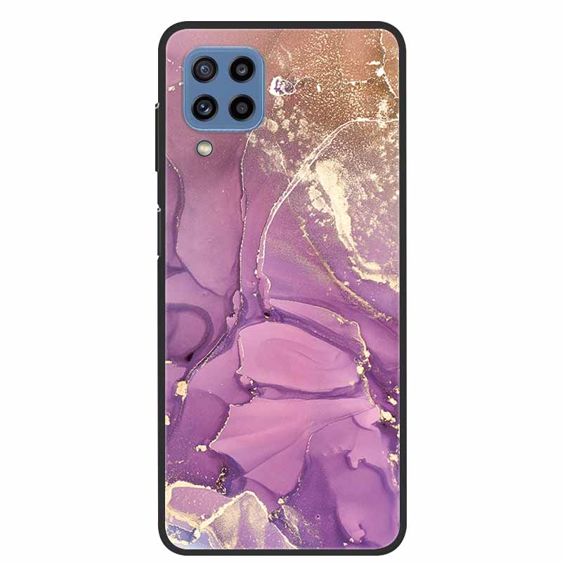 Для Samsung Galaxy A12 Чехол Мраморный ТПУ Силикон Мягкий Чехол для Телефона Для Samsung Galaxy M12 Чехол Samsung F12 Защита Подарок Новый Para