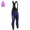 Movistar Racing Thermal Fleece Cycling Jersey Set Bicycle Bib Shorts Bike Clothing Ropa Maillot Ciclismo Hombre Bicicleta Kit