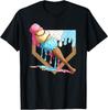 Baseball Ice Cream Dripping Baseball Home Plate Drip T-Shirt