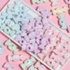 10 шт./лот Акриловые бусины с большим отверстием Цветные Форма конфет Рассыпные Бусины-разделители Для DIY Поделок Браслетов Брелоков Аксессуары для бижутерии