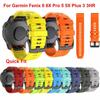 26 20 22mm Sport Silicone Watchband Wriststrap for Garmin Fenix 6X 6 6S Pro 5X 5 5S Plus 3 3HR Easy Fit Quick Release Wirstband