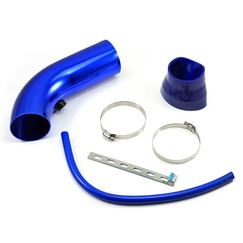 Universal 3inch 76mm Air Intake Pipe Cold Air Inlet Duct Tube Kits Aluminum Car Cold Air-Intake System Turbo Induction Pipe Tube