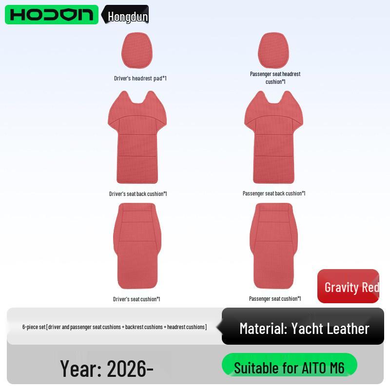 All-Season Ventilated Seat Cushion for AITO M6 - Breathable Interior Cover.