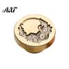Letter Wax Seal Stamp Stamp, Vintage Plant Pattern Head, Durable Envelope Sealing Copper Head Replacement, for And Greeting Cards Journal Decoration