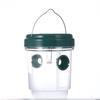 2Pcs Wasp Traps with Solar LED Light Auto ON/OFF Easy To Install Reusable Outdoor Hanging Fruit Fly Traps Insect Catchers
