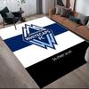 Vancouver Whitecaps Football Club2 Flannel Pattern Square Carpet,Area Rug,Carpet Rug for Living Room Bedroom Sofa Playroom Decor,Non-slip Floor Mat