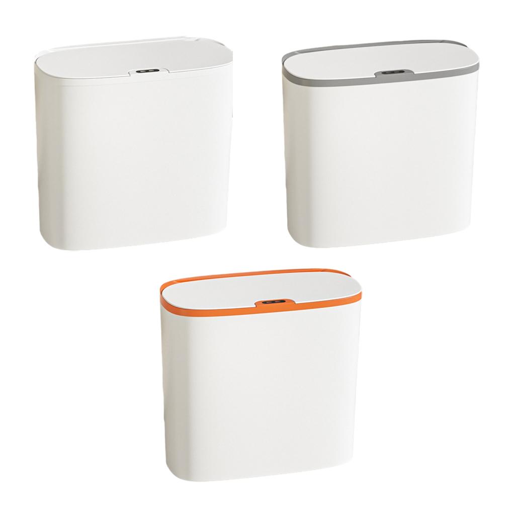 Водонепроницаемый датчик автоматического мусорного ведра для ванной комнаты, удобное и экологичное решение, тонкий мусорный бак