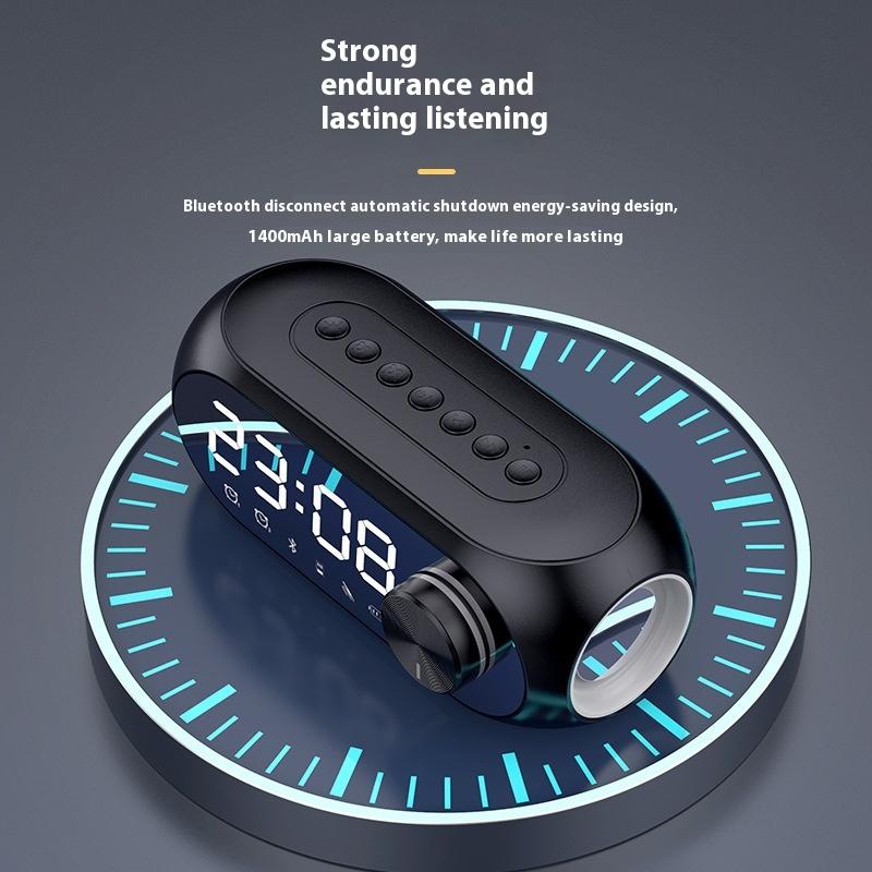 Режим частного использования S8 Bluetooth-динамик Маленький стерео RGB-сабвуфер Портативные мини-часы Домашний будильник