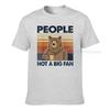 Fashion Summer Top Bear Thats What I Do Drink Coffee People Not A Big Fan Vintage Unisexs Top T Shirt Fast Shipping