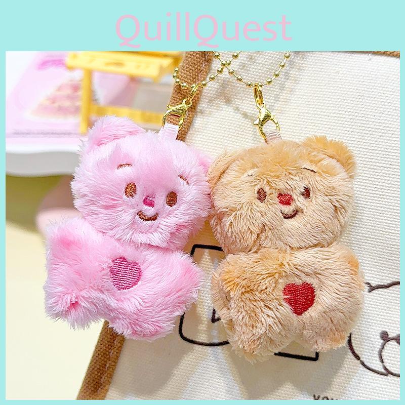Soft And Cuddly Jinnew Cream Bear Plush Keychain Perfect For Bag Decoration Gift