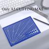 Non-slip Fabric Craft Card Cutting Plate Sewing Tool Paper Board A5 Grid Lines Cutting Mat