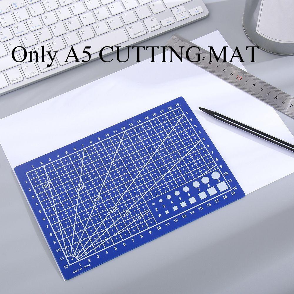 Non-slip Fabric Craft Card Cutting Plate Sewing Tool Paper Board A5 Grid Lines Cutting Mat