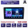 For Toyota Avensis T250 2 2003-2009 Carplay Android Car Radio GPS Navigation 2din 4+64GB