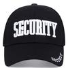 Unisex SECURITY Letter Embroidery Baseball Caps Outdoor Adjustable Spring and Autumn Casual Sunscreen Hat