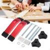 2 Pieces Hold Down Clamp Aluminum Quick Acting with T Bolts and Silder for Woodworking DIY