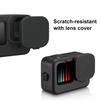 PULUZ для GoPro HERO12 черный/11 черный/10 черный/9 черный силиконовый защитный чехол с ремешком на запястье и крышкой для объектива