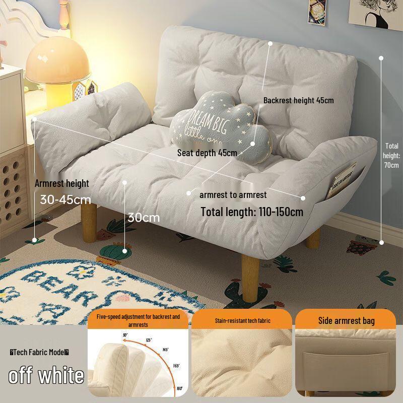 ZISIZ Convertible Double Lazy Sofa Bed