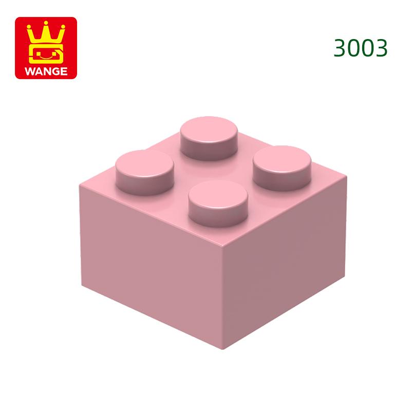 Нетоксичные 77 шт./лот 3003 2x2 Высокие строительные блоки с 4 отверстиями Цвета Moc Детали Совместимы с Кирпичиками DIY Детская игрушка Сборка Подарочная коробка