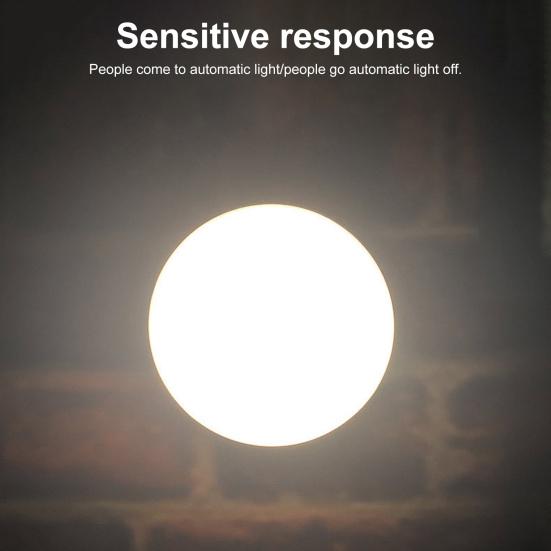 Светодиодный ночник с датчиком движения, супер яркий, без мерцания, высокая чувствительность, USB аккумуляторная светодиодная лампа для шкафа, шкафа