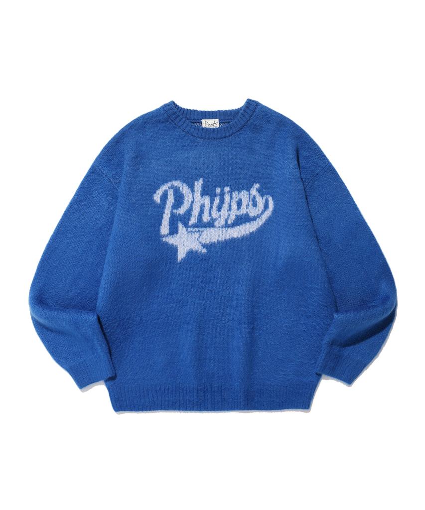 PHYSICAL DEPARTMENT Startail Brushed Knit_Blue