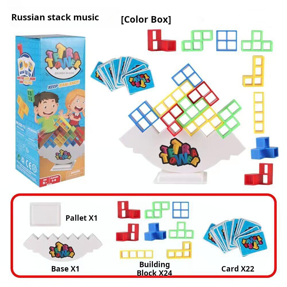 Наборные строительные блоки, балансирующие блоки, игры STEM, игрушки для детей и всей семьи, балансировочные настольные игры, сложенные забавные игрушки