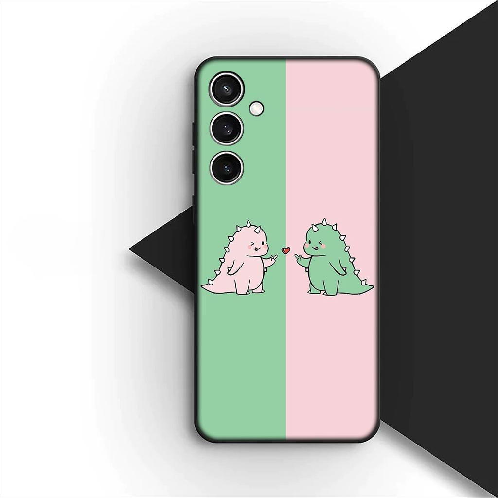 Protective Cover for Samsung Galaxy S10 S8 S9 Plus A33 A34 A31 70 A71 A72 Note 20 9 8 S10E Casing Phone Case Anime DinosaurS