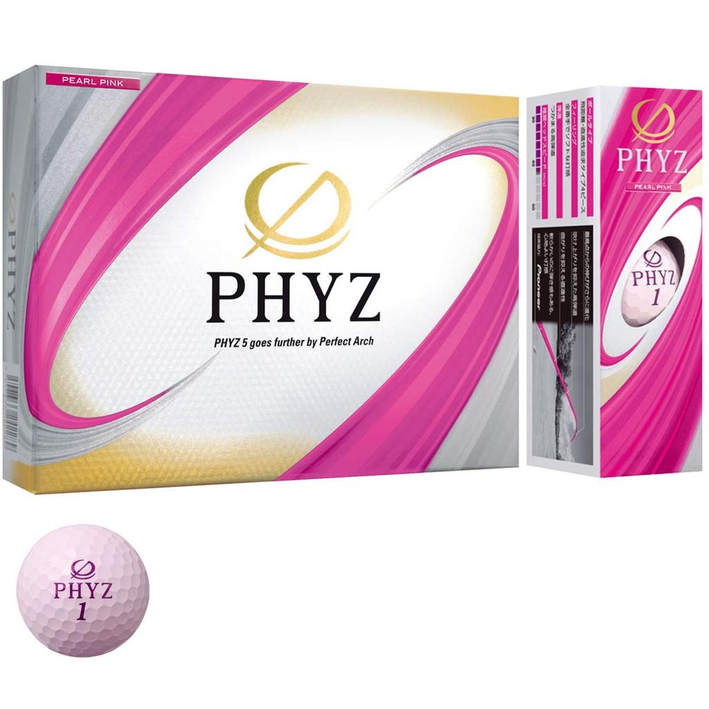 BRIDGESTONE 19PHYZ Pink Golf Pack of 12 Balls,