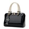 New Shiny Lacquer Leather PU Crossbody Bag Luxury Pendant Metal Texture Ladies Shoulder Bag Temperament Trend Handbag