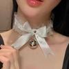 Christmas Jingle Bell Lingerie Set: Cat Ears Headband & Lace Choker with Bell