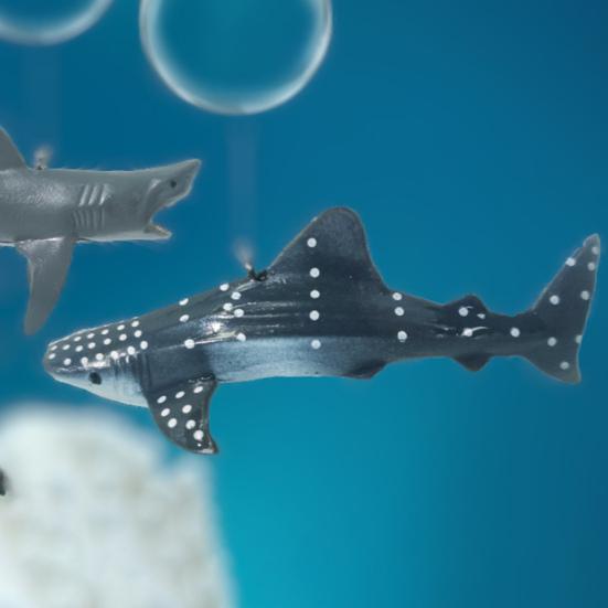 Mini Shark Simulated Floating Whales Aquarium Ornaments Realistic Floating Cartoon Figurines Odorless Fish Tank Decoration Vibrant Colors Miniature