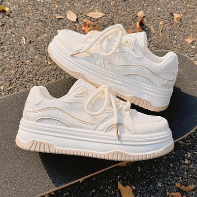 2025 кроссовки папы женские осень и зима дышащие на толстой подошве ins новая женская обувь универсальные трендовые сетчатые повседневные спортивные туфли