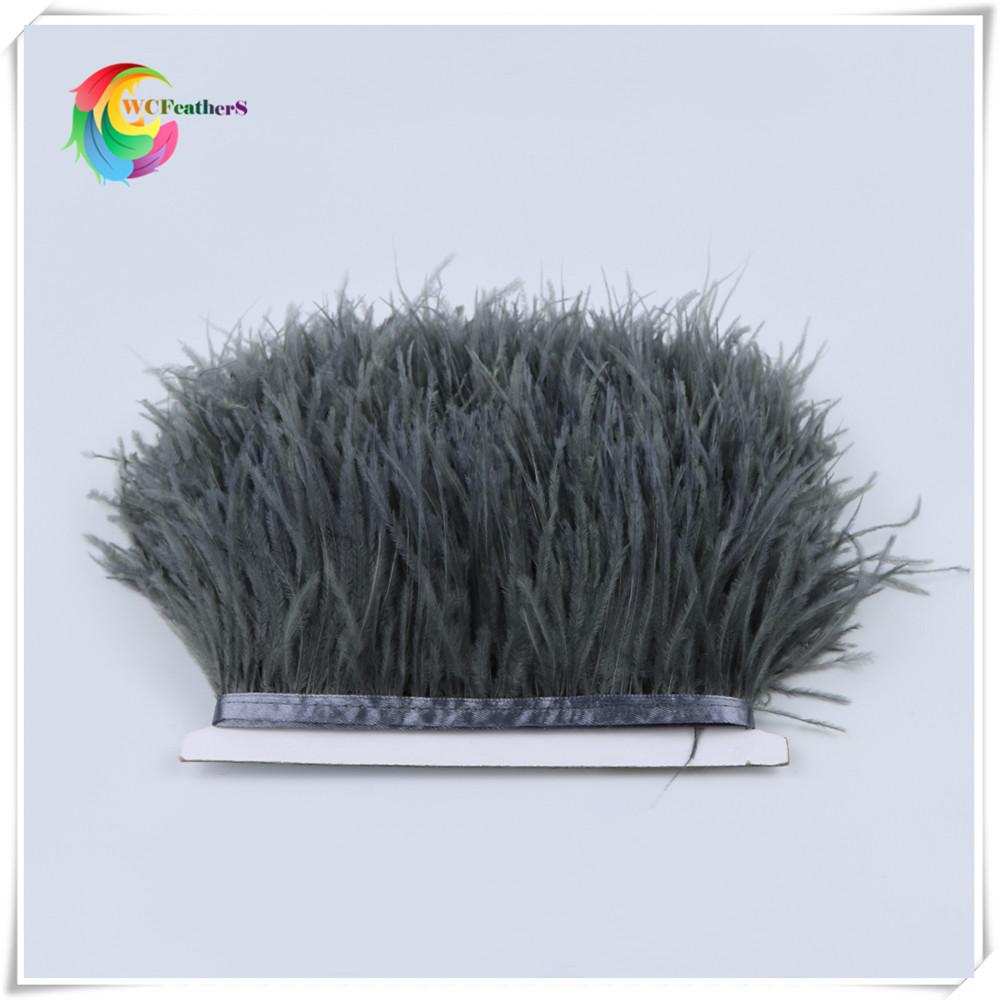 1 метр 32 цвета Натуральное страусиное перо Отделка высота 8-10см перья лента для DIY украшения свадебного платья для вечеринки