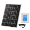 Solar Panel Kit for Outdoor Security 15W 12V Monocrystalline Solar 20000mAh LiFePO4 MPPT USB Solar for Security Cameras Cameras, Charger, Built-in