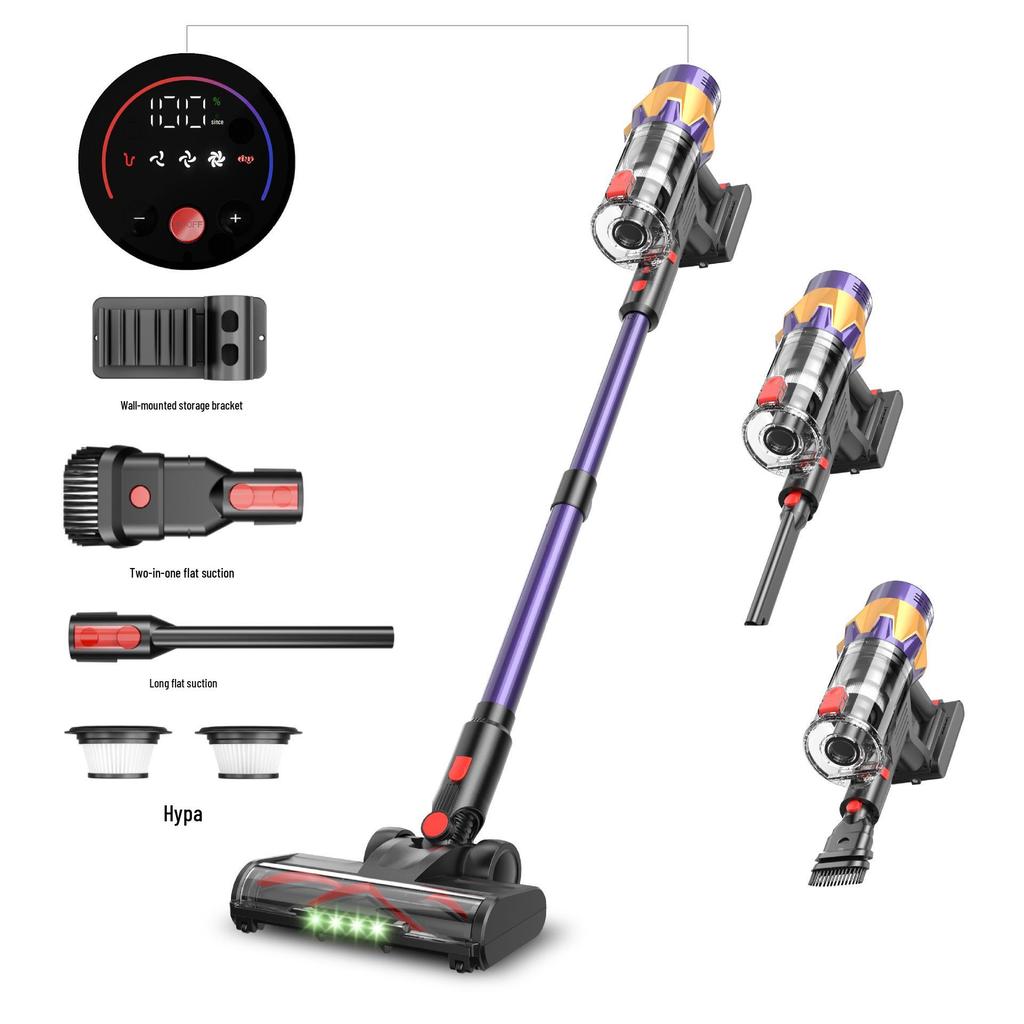 High-Power Brushless Handheld Vacuum Cleaner – 550W Multi-Function with Strong Suction for Home and Pet Hair Removal